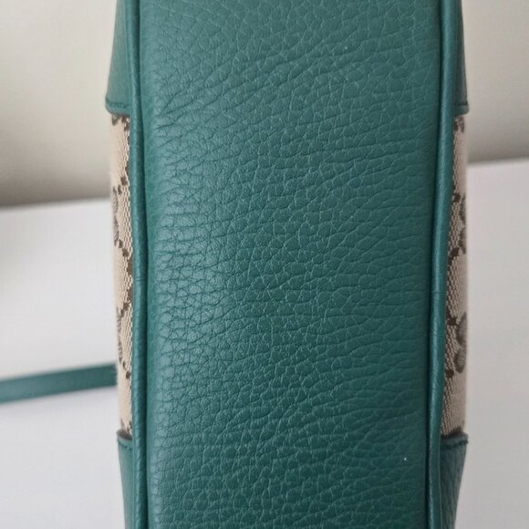Gucci GG Canvas Bree Messenger Green - Picture 4 of 13